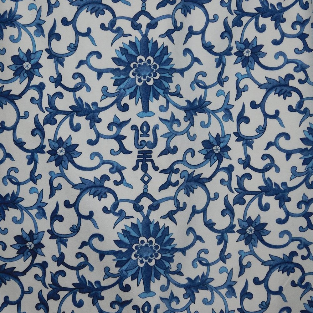 Lauren Ralph Lauren Skirt Size 12 Blue & White Pattern - Picture 2 of 5